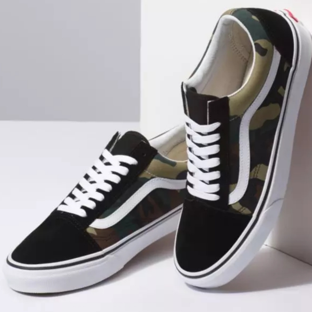 Camouflage Woodland Vans